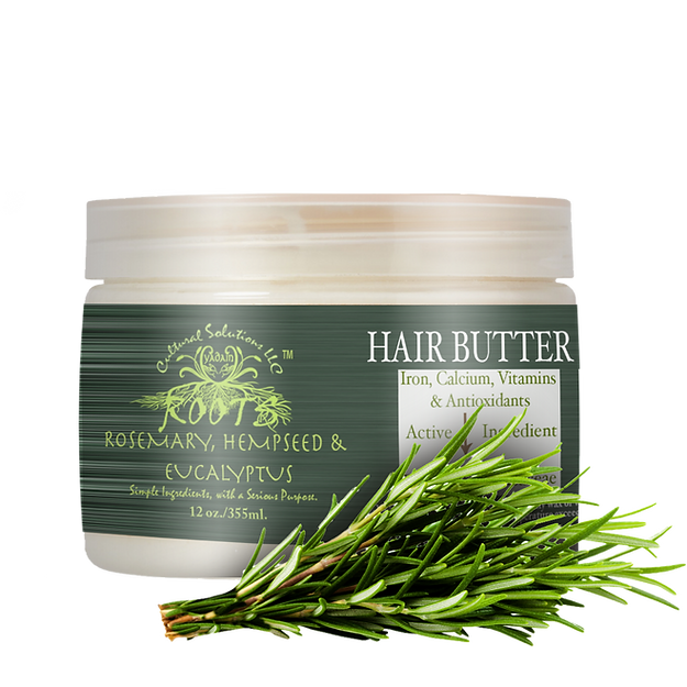 Rosemary, Hempseed & Eucalyptus Hair Butter Re-Growth (12oz)