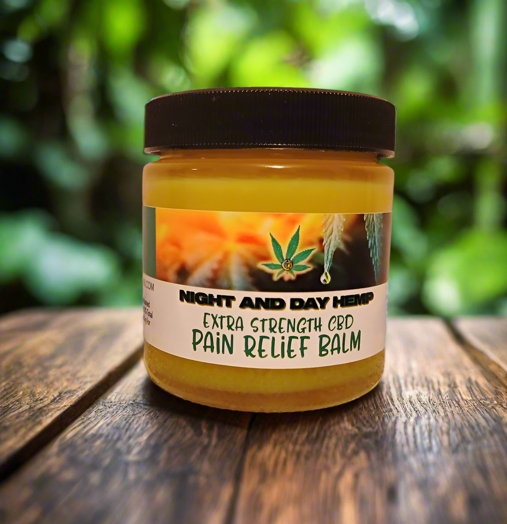 Night and Day Hemp CBD Pain Relief Balm (600mg per ounce)