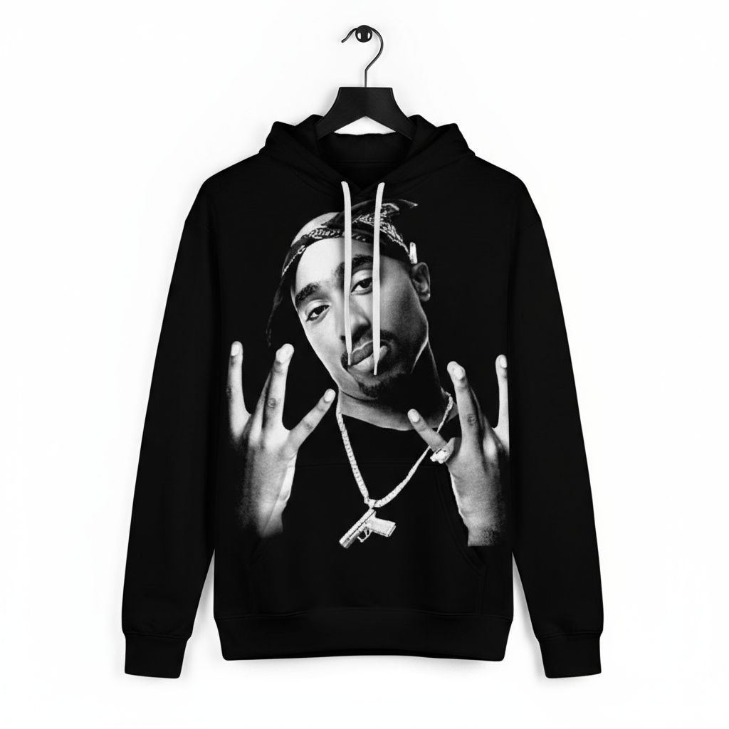 Legendary Tupac Hip Hop Hoodie (Big/Tall & Plus Size)
