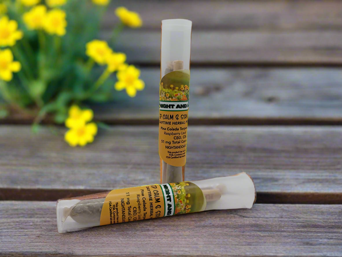 Keep Calm & Stay Healthy CBD Herbal Pre-rolls (2 pre-rolls)