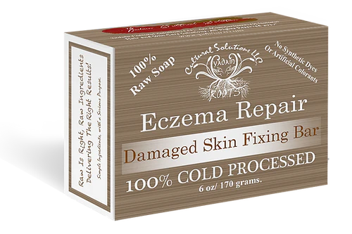 Signature 100% Cold Processed, Raw Bar Soap: ECZEMA REPAIR (6oz)