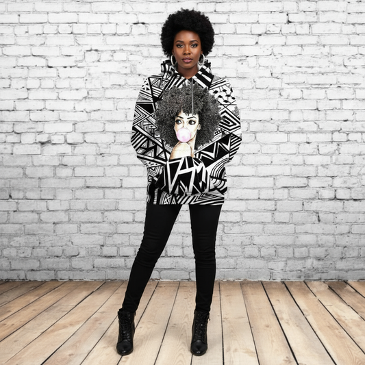 Melanin Poppin' Queen Hoodie (XL)